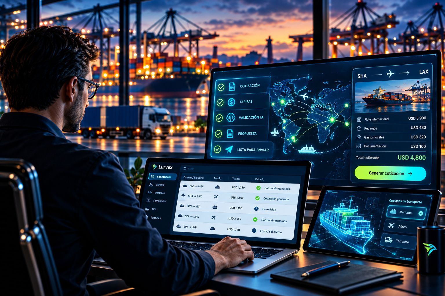 Pricing para freight forwarders con inteligencia artificial