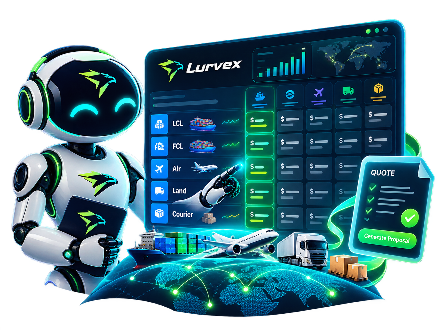 Cómo automatizar el pricing de transporte internacional con inteligencia artificial